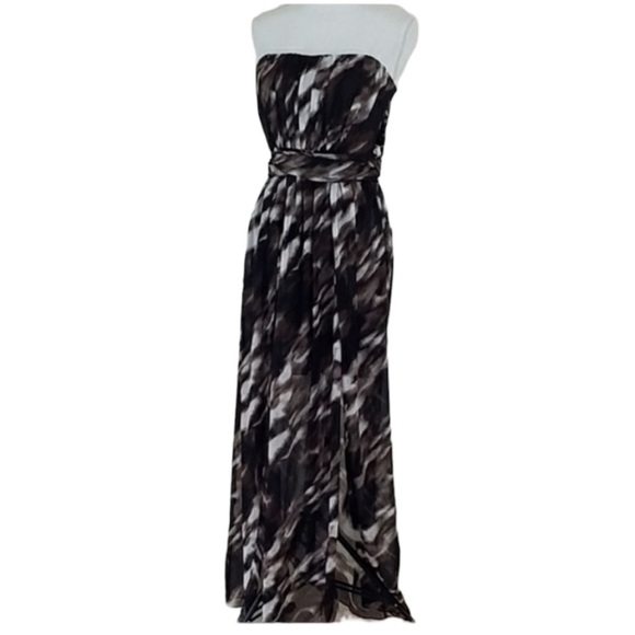 Max and Cleo Dress Sz 0 Fairy Grunge Whimsigoth Square Neckline Maxi Long Flowy - Picture 1 of 10